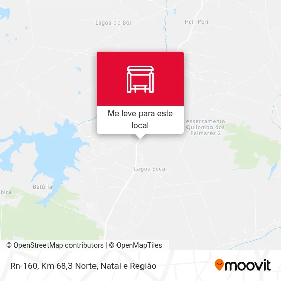 Rn-160, Km 68,3 Norte mapa