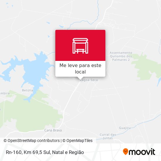 Rn-160, Km 69,5 Sul mapa