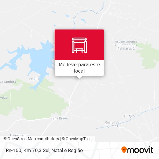 Rn-160, Km 70,3 Sul mapa