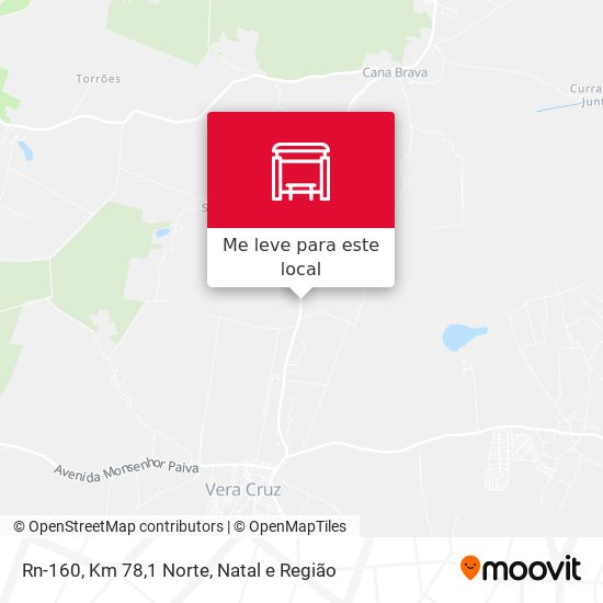 Rn-160, Km 78,1 Norte mapa