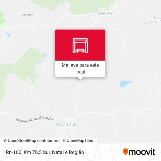 Rn-160, Km 78,5 Sul mapa