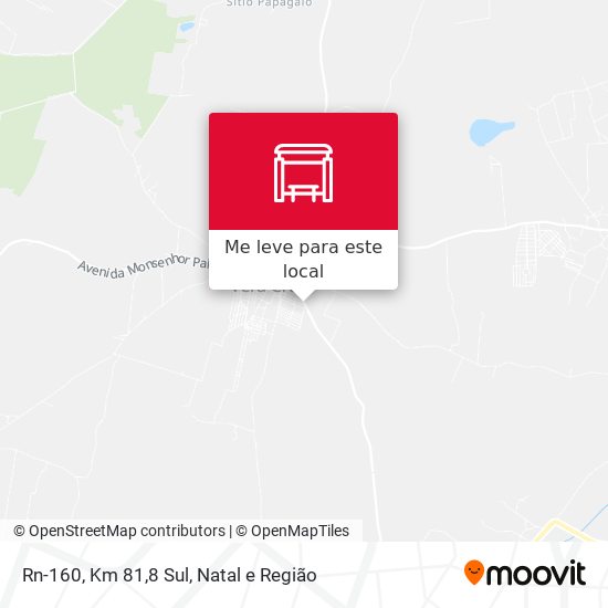 Rn-160, Km 81,8 Sul mapa