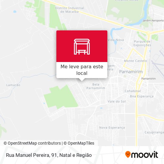 Rua Manuel Pereira, 91 mapa