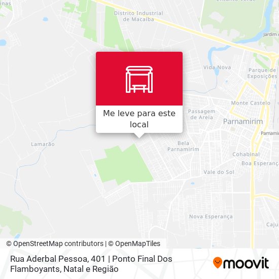 Rua Aderbal Pessoa, 401 | Ponto Final Dos Flamboyants mapa