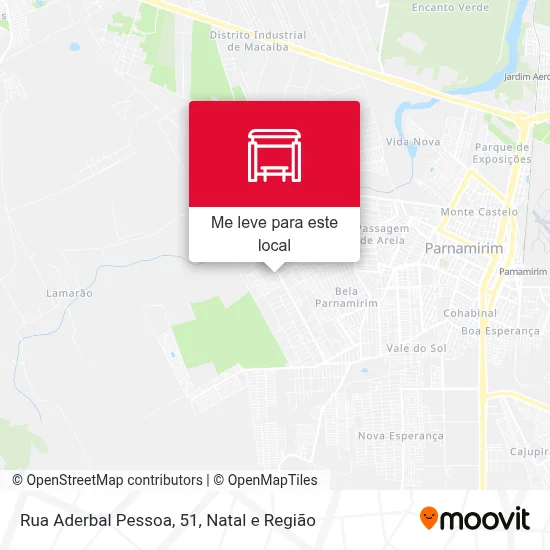 Rua Aderbal Pessoa, 51 mapa