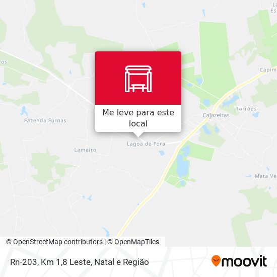 Rn-203, Km 1,8 Leste mapa