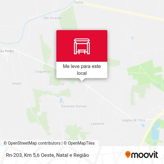 Rn-203, Km 5,6 Oeste mapa