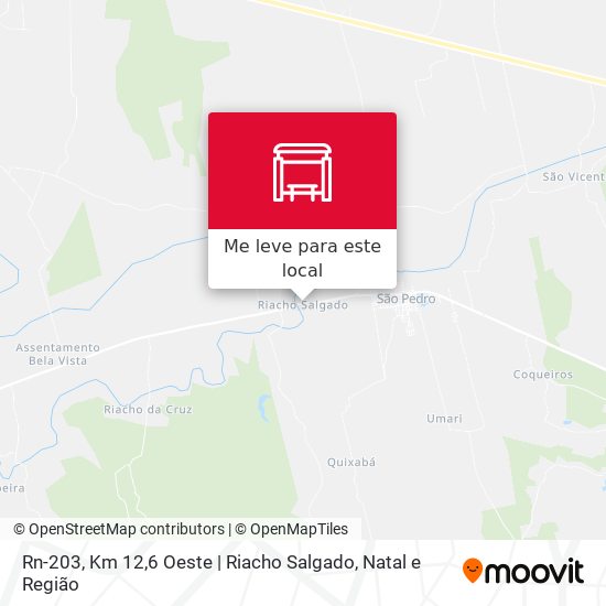 Rn-203, Km 12,6 Oeste | Riacho Salgado mapa