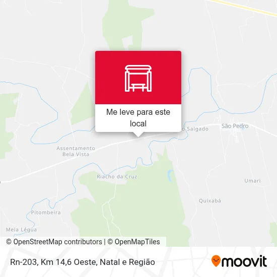 Rn-203, Km 14,6 Oeste mapa