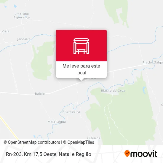 Rn-203, Km 17,5 Oeste mapa