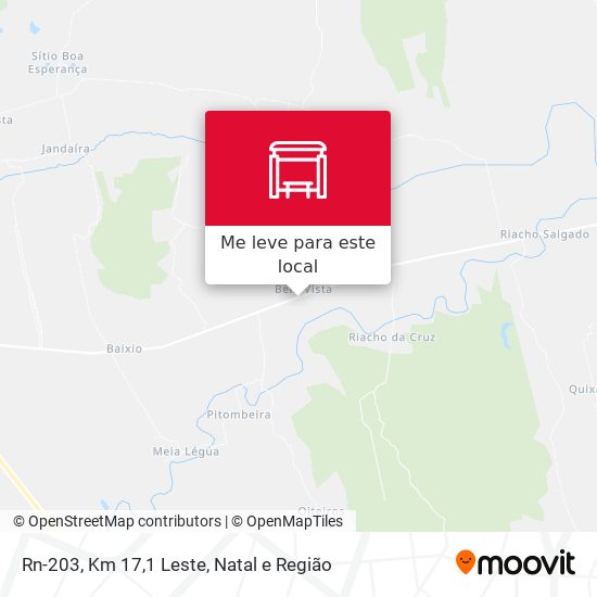 Rn-203, Km 17,1 Leste mapa