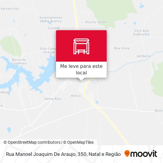 Rua Manoel Joaquim De Araujo, 350 mapa