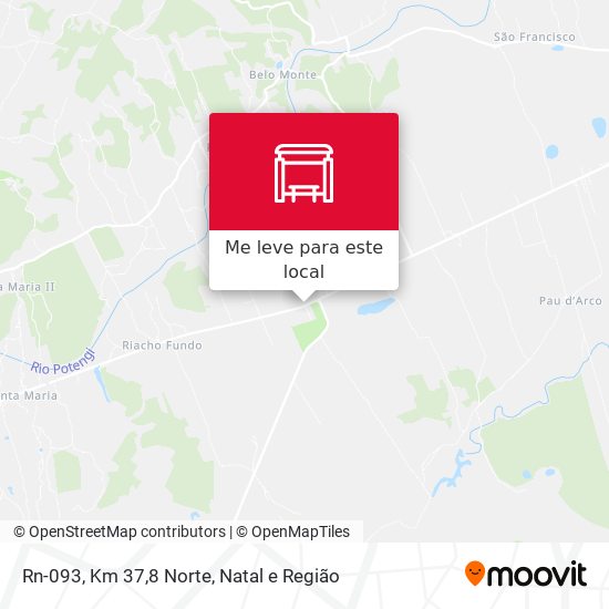 Rn-093, Km 37,8 Norte mapa