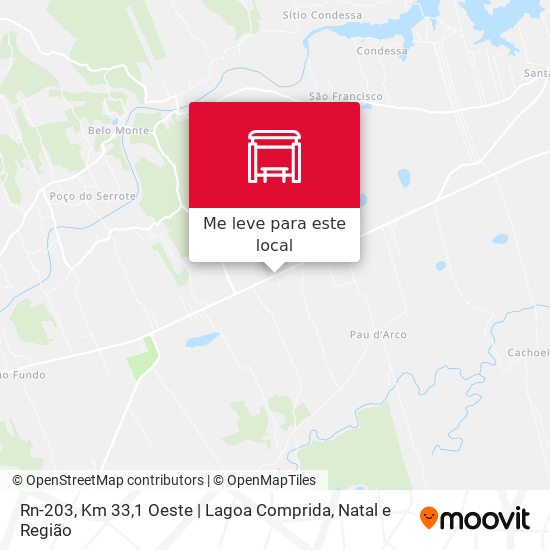 Rn-203, Km 33,1 Oeste | Lagoa Comprida mapa