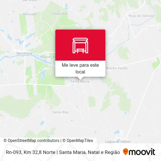 Rn-093, Km 32,8 Norte | Santa Maria mapa