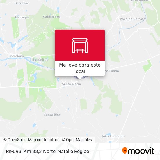 Rn-093, Km 33,3 Norte mapa
