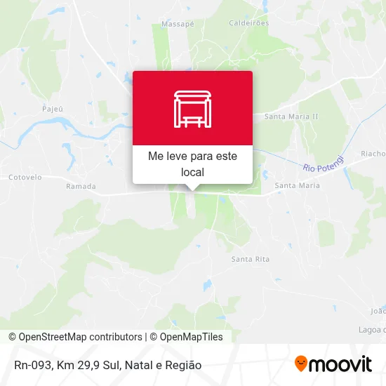 Rn-093, Km 29,9 Sul mapa