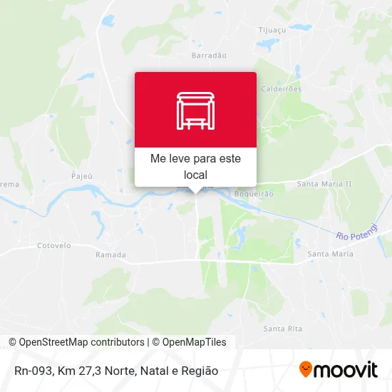 Rn-093, Km 27,3 Norte mapa