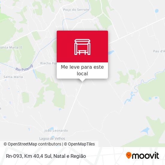 Rn-093, Km 40,4 Sul mapa
