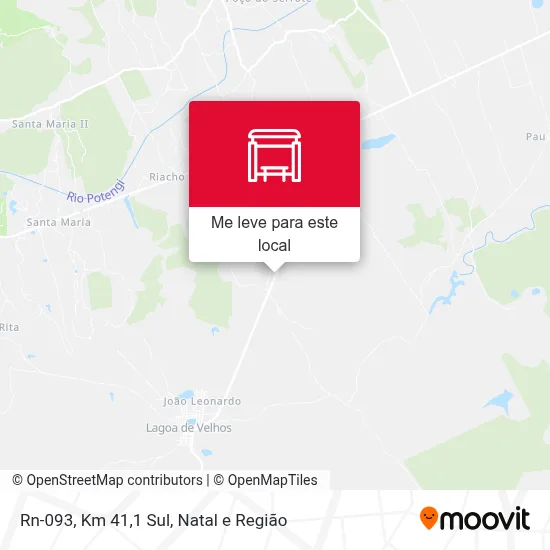 Rn-093, Km 41,1 Sul mapa