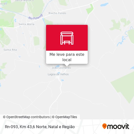 Rn-093, Km 43,6 Norte mapa