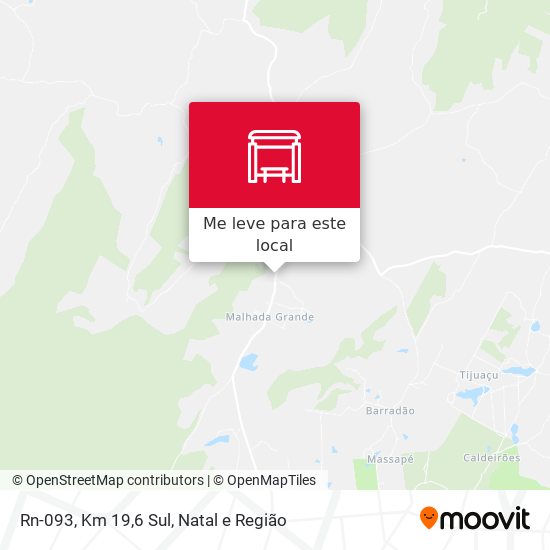 Rn-093, Km 19,6 Sul mapa