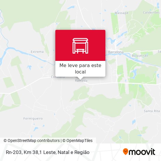 Rn-203, Km 38,1 Leste mapa