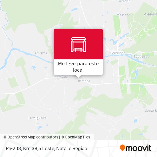 Rn-203, Km 38,5 Leste mapa