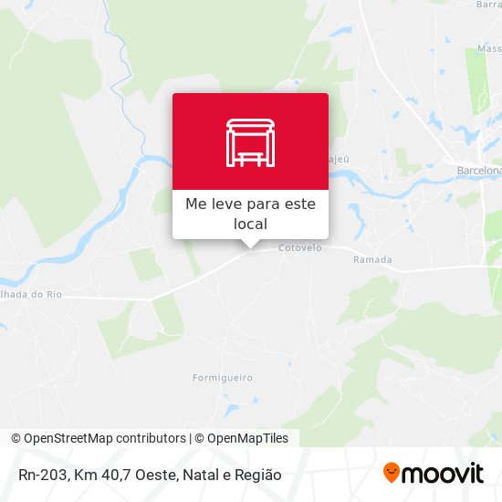 Rn-203, Km 40,7 Oeste mapa
