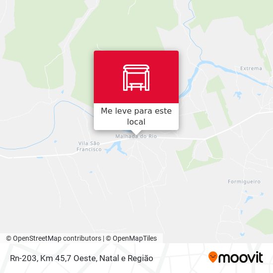 Rn-203, Km 45,7 Oeste mapa