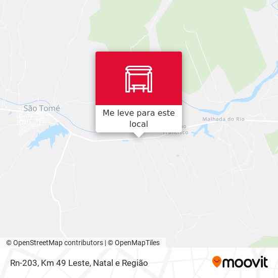 Rn-203, Km 49 Leste mapa