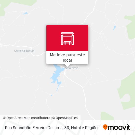Rua Sebastião Ferreira De Lima, 33 mapa