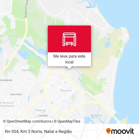 Rn-304, Km 3 Norte mapa