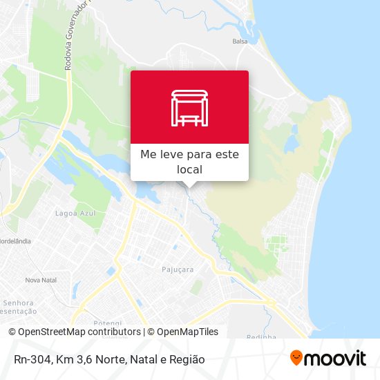 Rn-304, Km 3,6 Norte mapa