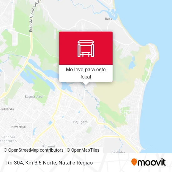 Rn-304, Km 3,6 Norte mapa