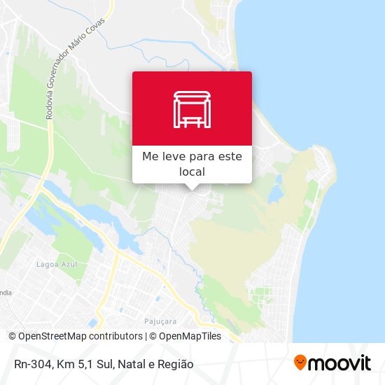 Rn-304, Km 5,1 Sul mapa