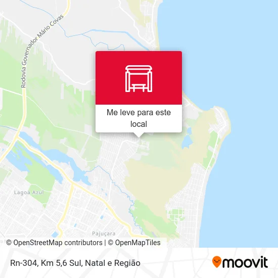 Rn-304, Km 5,6 Sul mapa