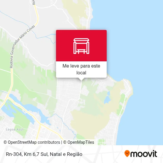 Rn-304, Km 6,7 Sul mapa