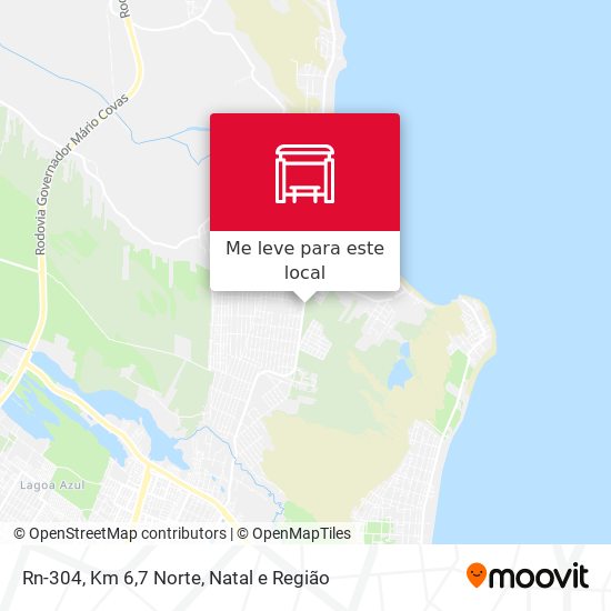 Rn-304, Km 6,7 Norte mapa