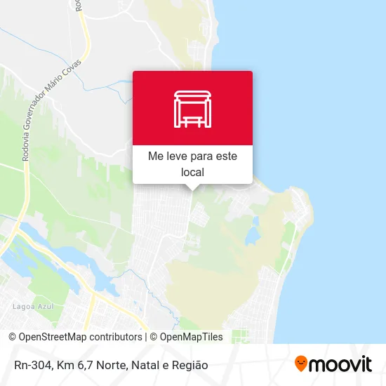 Rn-304, Km 6,7 Norte mapa