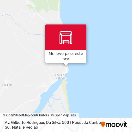 Av. Gilberto Rodrigues Da Silva, 500 | Pousada Caribe Sul mapa