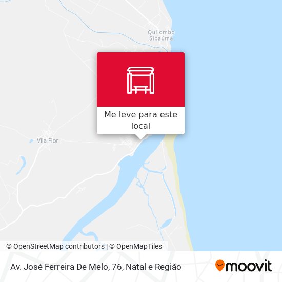 Av. José Ferreira De Melo, 76 mapa