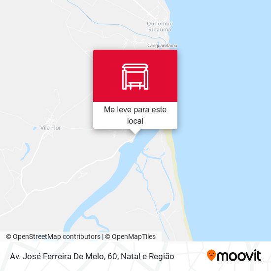 Av. José Ferreira De Melo, 60 mapa
