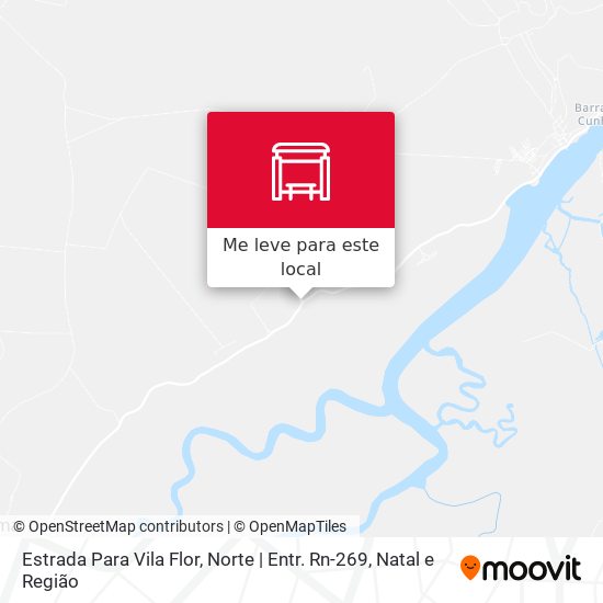 Estrada Para Vila Flor, Norte | Entr. Rn-269 mapa