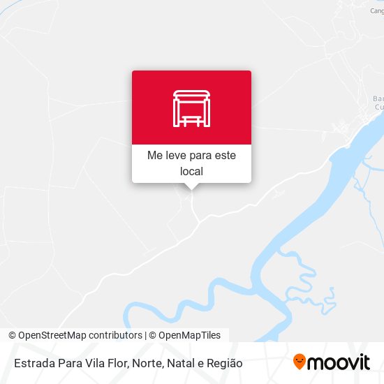 Estrada Para Vila Flor, Norte mapa