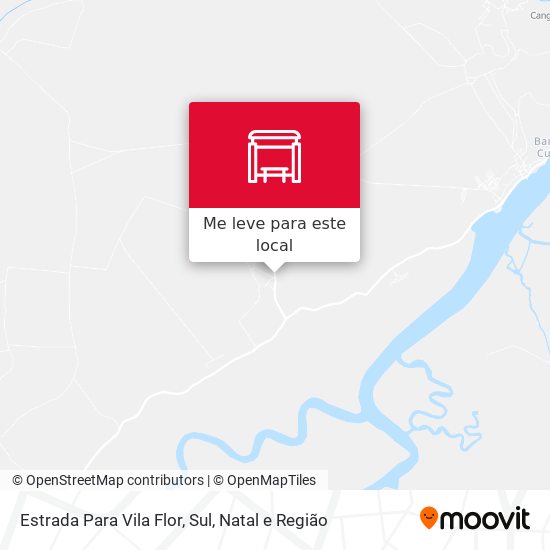 Estrada Para Vila Flor, Sul mapa