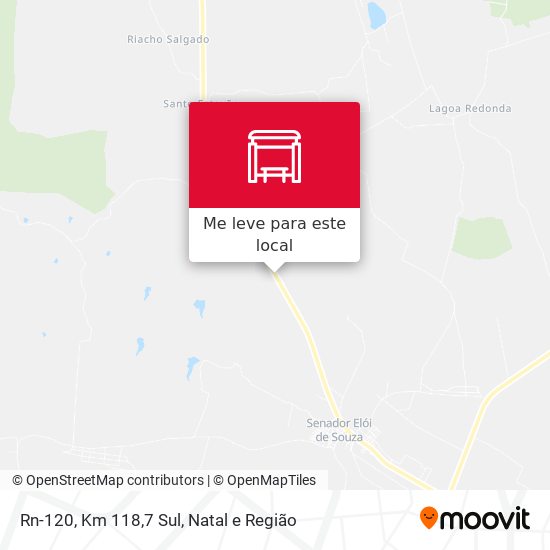 Rn-120, Km 118,7 Sul mapa