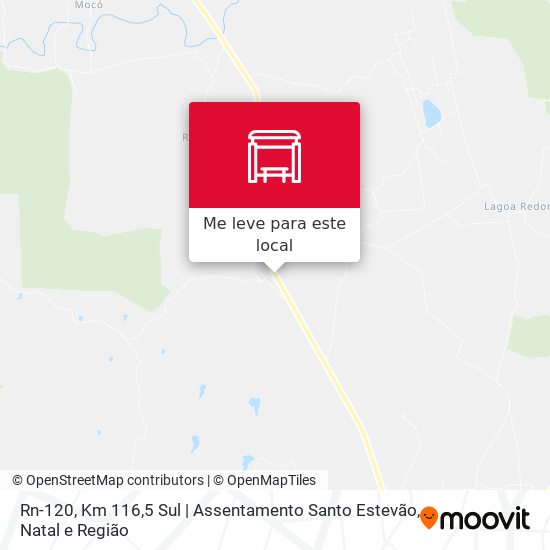 Rn-120, Km 116,5 Sul | Assentamento Santo Estevão mapa