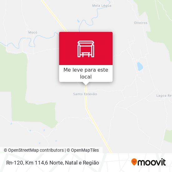 Rn-120, Km 114,6 Norte mapa
