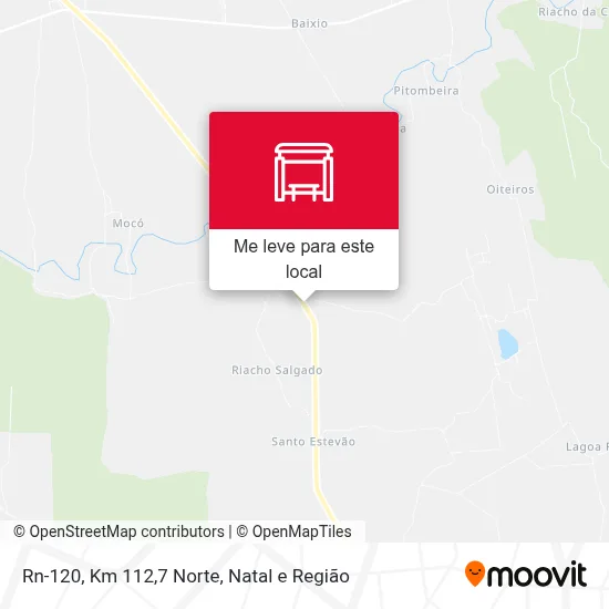 Rn-120, Km 112,7 Norte mapa